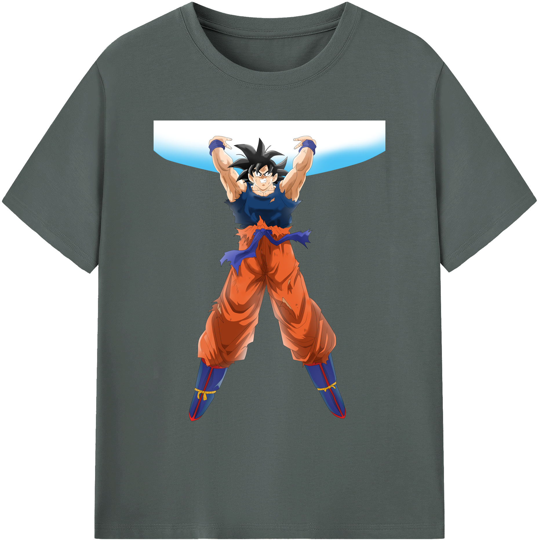 （画像用） ドラゴンボール 孫悟空（そん ごくう）Son Goku カカロット DRAGON BALL Kakarotto 綿100％ メンズ半袖Tシャツ｜肌触りやわらか＆通気性